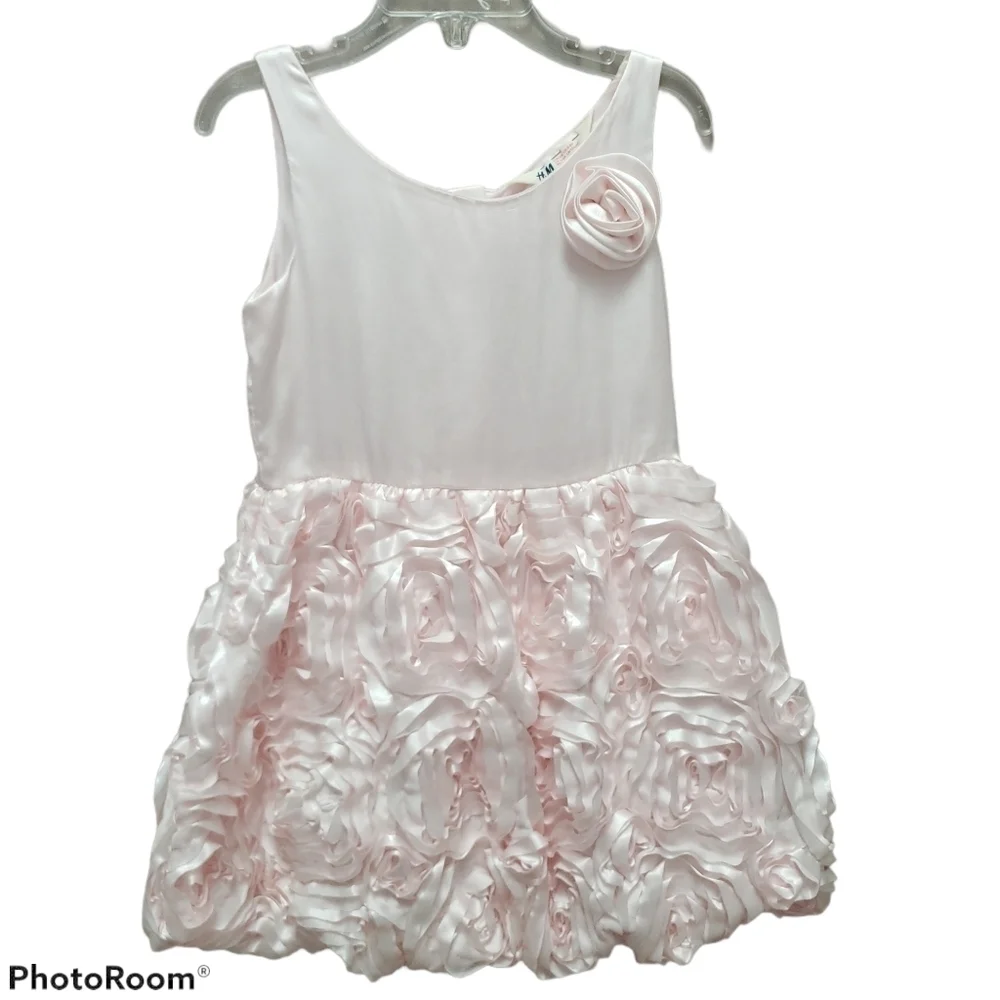 H&M Drop waist Flower Dress Sz 5-6‎